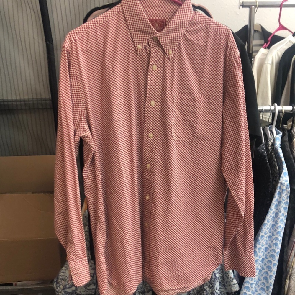 Lucky Brand long sleeve button down shirt mens large